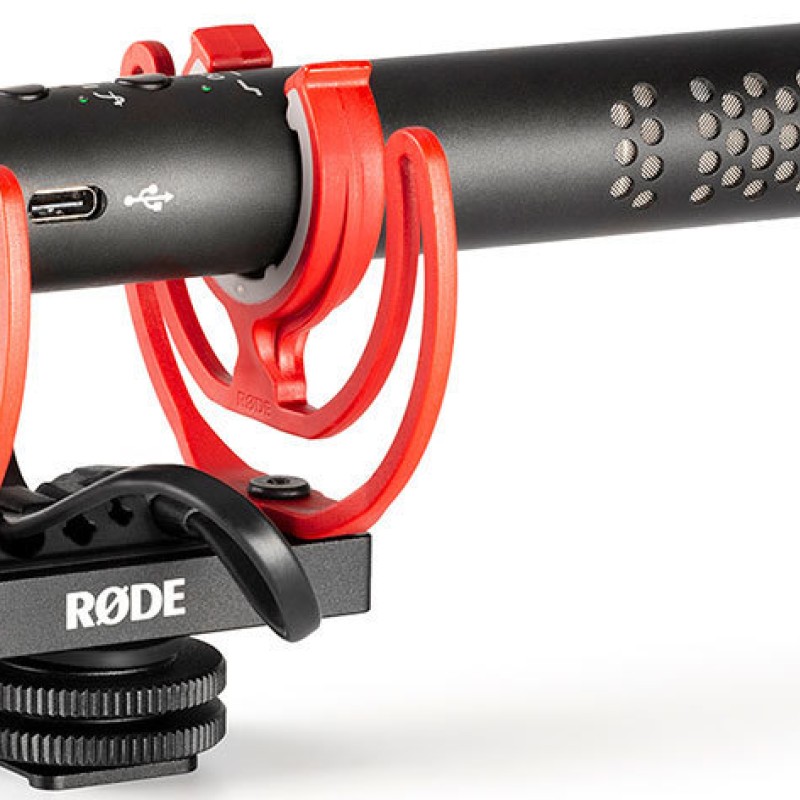 Rode Video Mic NTG Πυκνωτικό Μικρόφωνο USB Shock Mounted για Φωνητικά σε Πορτοκαλί Χρώμα