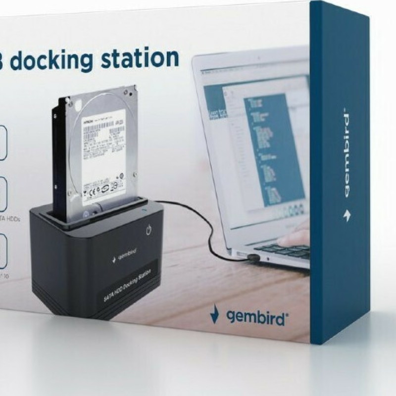 Gembird Docking Station Σκληρών Δίσκων SATA 2.5
