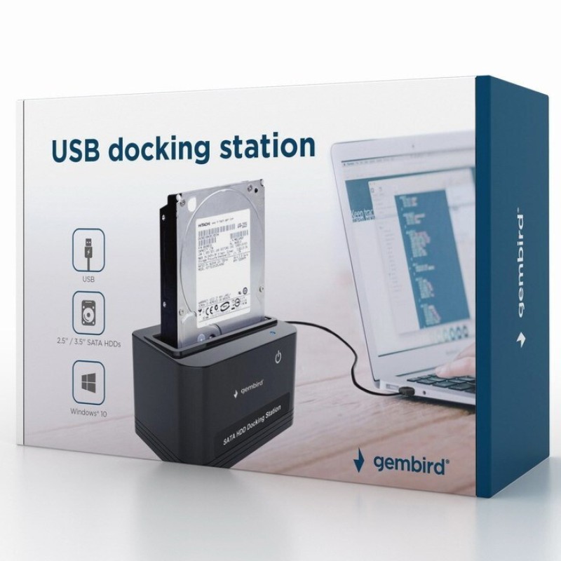 Gembird Docking Station Σκληρών Δίσκων SATA 2.5