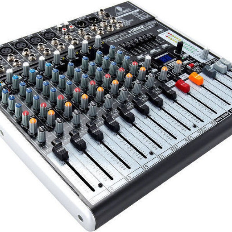 Behringer X-1222 USB Αναλογική Κονσόλα 12 Καναλιών με Phantom Power & 6 Εισόδους XLR