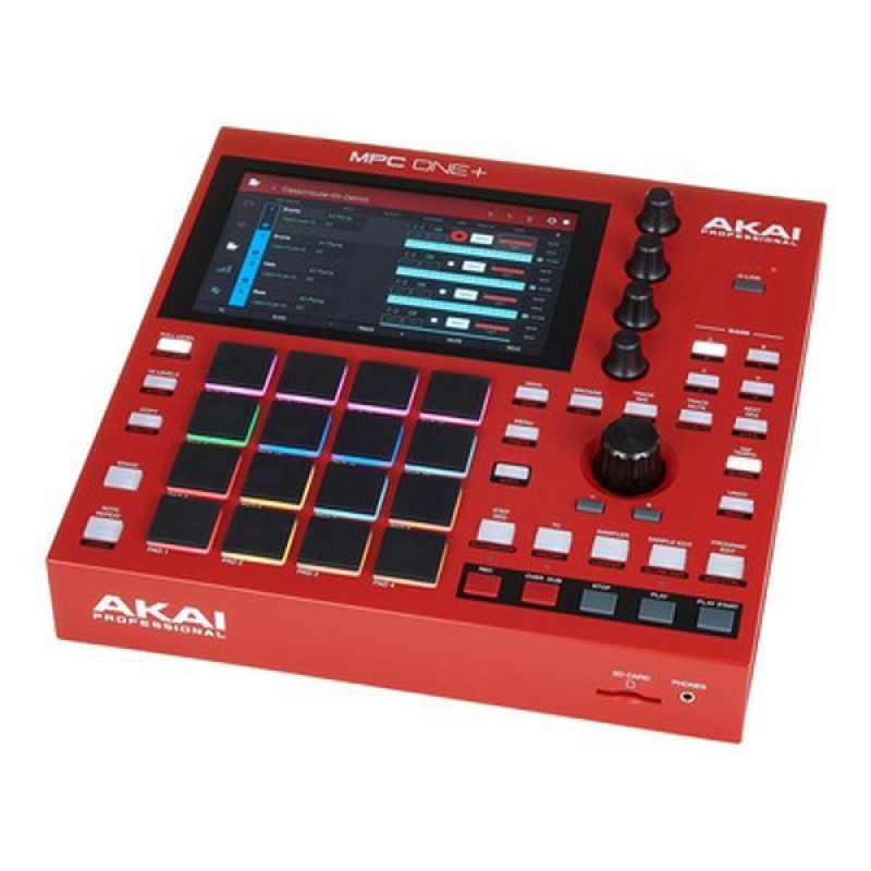 Akai Midi Controller MPC One+ σε Κόκκινο Χρώμα