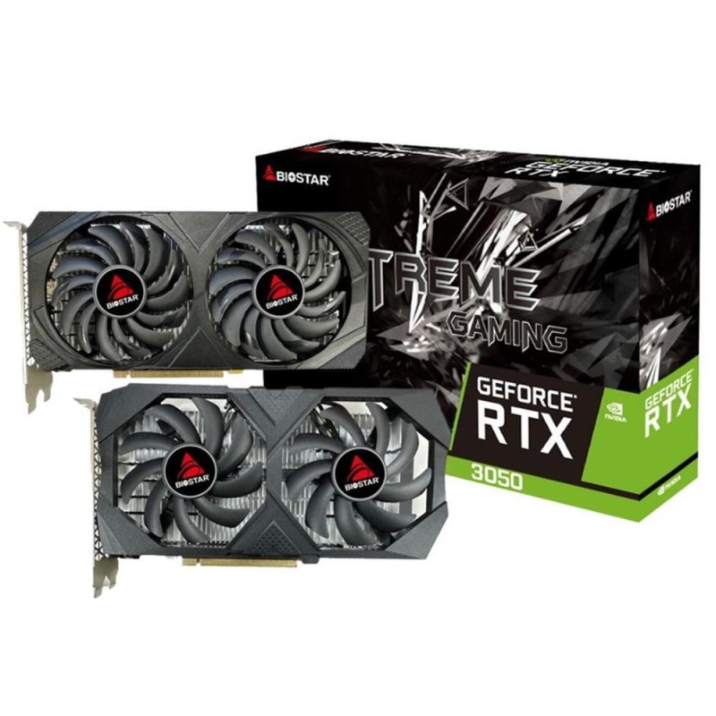 Biostar GeForce RTX 3050 6GB GDDR6 Κάρτα Γραφικών RTX3050-6GB