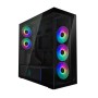 Arctic Xtender VG Mirror Midi Tower Κουτί Υπολογιστή με Πλαϊνό Παράθυρο Μαύρο