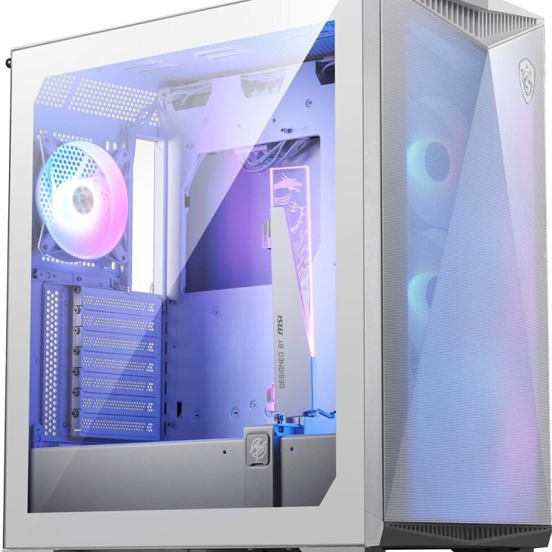 MSI MPG GUNGNIR 300R AIRFLOW Gaming Midi Tower Κουτί Υπολογιστή με Πλαϊνό Παράθυρο και RGB Φωτισμό Λευκό