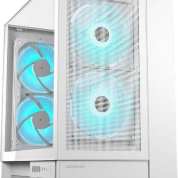 Cougar OmnyX Gaming Midi Tower Κουτί Υπολογιστή με ARGB Φωτισμό Λευκό