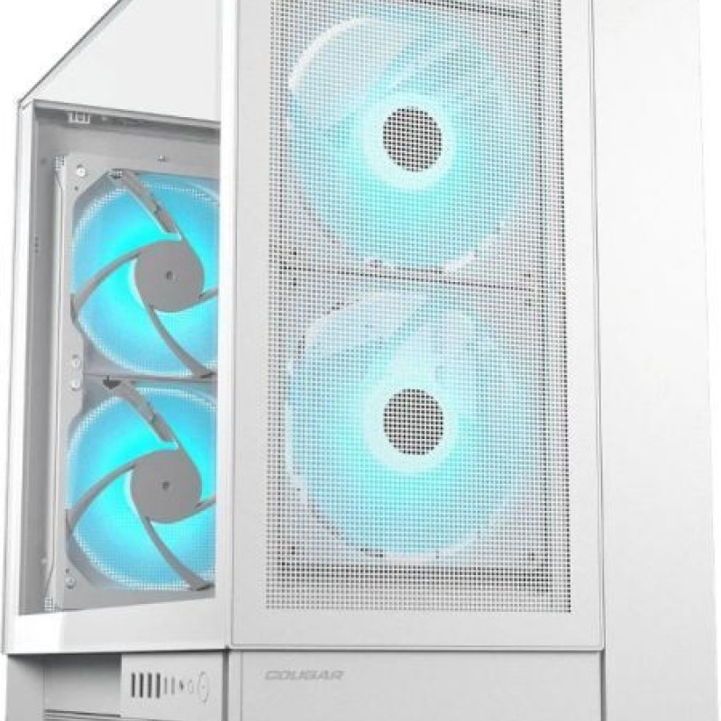 Cougar OmnyX Gaming Midi Tower Κουτί Υπολογιστή με ARGB Φωτισμό Λευκό
