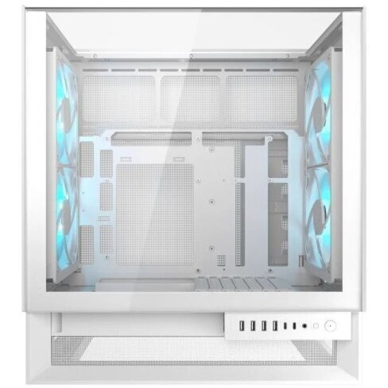 Cougar OmnyX Gaming Midi Tower Κουτί Υπολογιστή με ARGB Φωτισμό Λευκό
