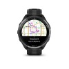 Garmin Forerunner 965 Titanium 47mm Αδιάβροχο Smartwatch με Παλμογράφο (Black/Powder Grey)