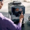 Siemens Eq.900 Αυτόματη Μηχανή Espresso 1500W Πίεσης 19bar για Cappuccino με Μύλο Άλεσης Ασημί