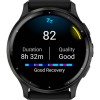 Garmin Venu 3 Stainless Steel 45mm Αδιάβροχο Smartwatch με Παλμογράφο (Slate Bezel With Black Silicone Band)