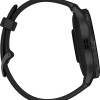 Garmin Venu 3 Stainless Steel 45mm Αδιάβροχο Smartwatch με Παλμογράφο (Slate Bezel With Black Silicone Band)