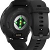 Garmin Venu 3 Stainless Steel 45mm Αδιάβροχο Smartwatch με Παλμογράφο (Slate Bezel With Black Silicone Band)