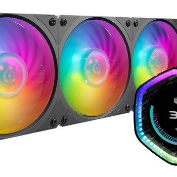 CoolerMaster MasterLiquid 360 ION Υδρόψυξη Επεξεργαστή Τριπλού Ανεμιστήρα 120mm για Socket AM4/AM5/1700/1200/115x με ARGB Φωτισμό