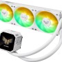 Asus TUF GAMING LC III 360 LCD Υδρόψυξη Επεξεργαστή 120mm για Socket AM4/AM5/1700/1200 με ARGB Φωτισμό Λευκή