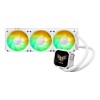 Asus TUF GAMING LC III 360 LCD Υδρόψυξη Επεξεργαστή 120mm για Socket AM4/AM5/1700/1200 με ARGB Φωτισμό Λευκή
