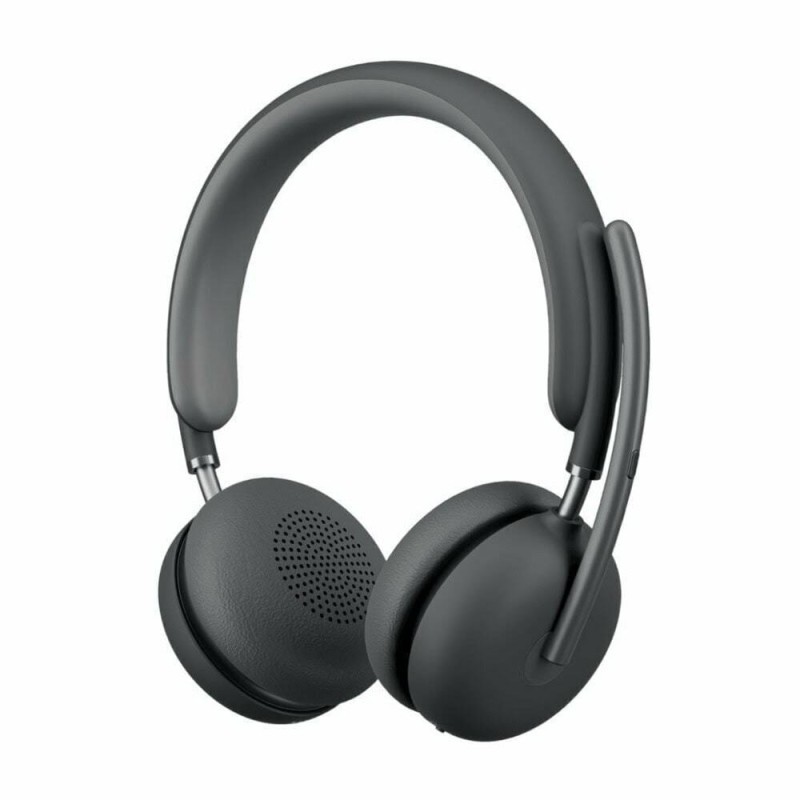 Logitech Zone Wireless 2 Teams Version With Receiver On Ear Multimedia Ακουστικά με μικρόφωνο και σύνδεση Bluetooth / USB-A σε Γκρι χρώμα