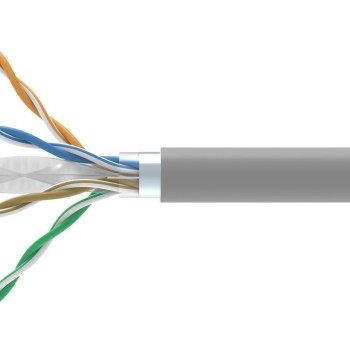 Equip F/UTP Cat.6 Καλώδιο Δικτύου Ethernet χωρίς ακροδέκτες 305m Γκρι 1τμχ 404539