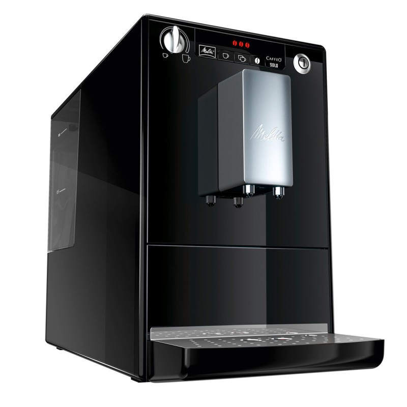 Melitta Caffeo Solo E950-101 Αυτόματη Μηχανή Espresso 1400W Πίεσης 15bar με Μύλο Άλεσης Μαύρη