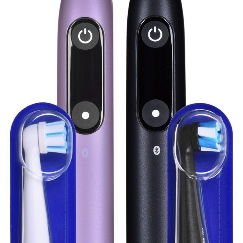 Oral-B iO Series 9 Ηλεκτρική Οδοντόβουρτσα με Αισθητήρα Πίεσης και Θήκη Ταξιδίου Black Onyx / Rose Quartz