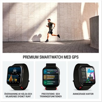 Garmin Venu X1 Titanium 46mm Αδιάβροχο Smartwatch με Παλμογράφο (Black with Slate Titanium)