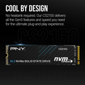 PNY CS2150 SSD 2TB M.2 NVMe PCI Express 5.0 M280CS2150-2TB-TB