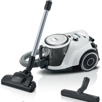Bosch BGC41XALL Ηλεκτρική Σκούπα 700W με Κάδο 2.4lt Λευκή
