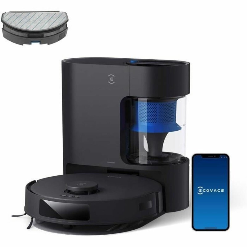 Ecovacs Deebot N20 Pro Plus Σκούπα Ρομπότ για Σκούπισμα & Σφουγγάρισμα με Wi-Fi Μαύρη