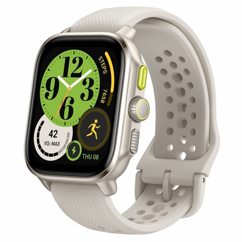 Amazfit Cheetah (Square) 45mm Αδιάβροχο Smartwatch με Παλμογράφο (Winner Champagne)