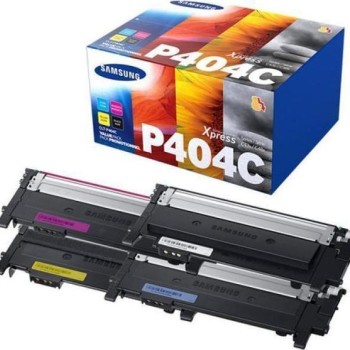 Samsung CLT-P404C Γνήσιο Multipack Toner Laser Εκτυπωτή Κίτρινο/Κυανό/Ματζέντα/Μαύρο 4τμχ (SU365A)