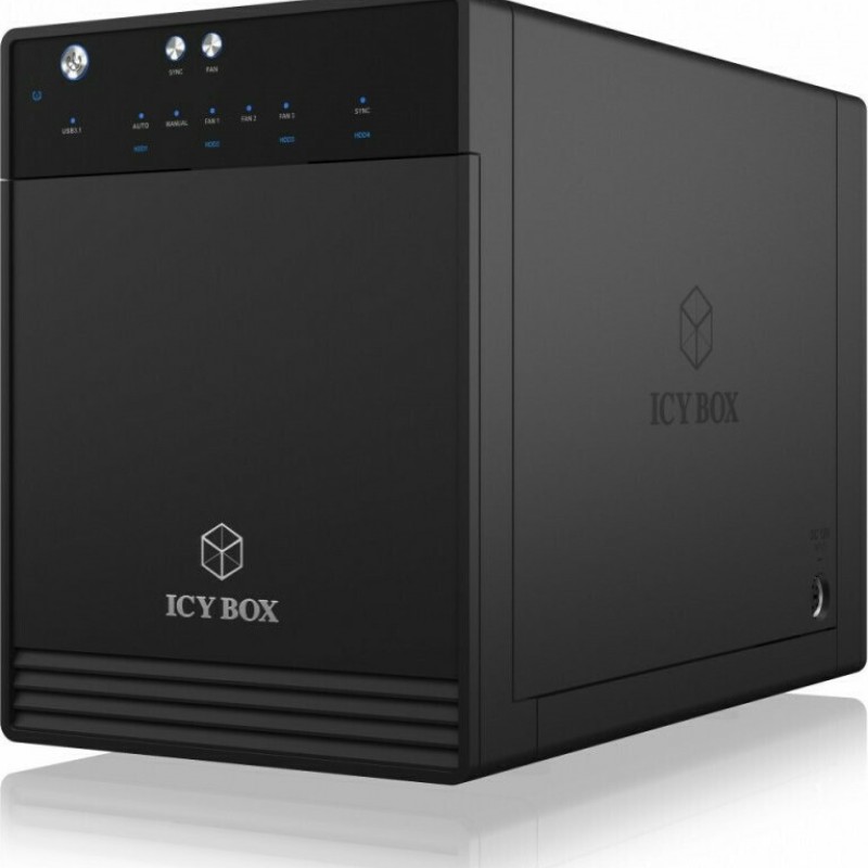 Icy Box IB-3740-C31 Θήκη για 4 Σκληρούς Δίσκους 2.5