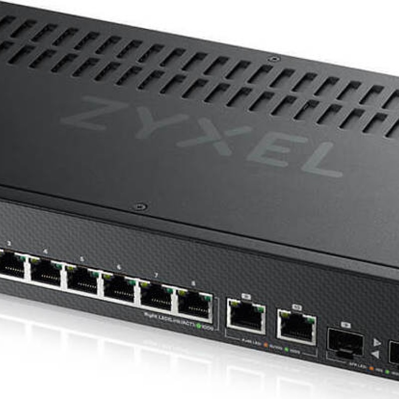 Zyxel GS2220-10 Managed L2 Switch με 8 Θύρες Gigabit (1Gbps) Ethernet και 2 SFP Θύρες