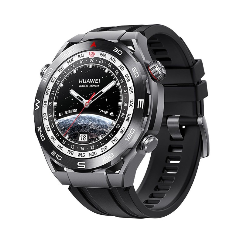Huawei Watch Ultimate Ceramic 49mm Αδιάβροχο με Παλμογράφο (Μαύρο)