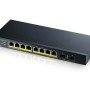 Zyxel GS1100-10HP-EU0102F v2 Managed L2 PoE Switch με 8 Θύρες Gigabit (1Gbps) Ethernet