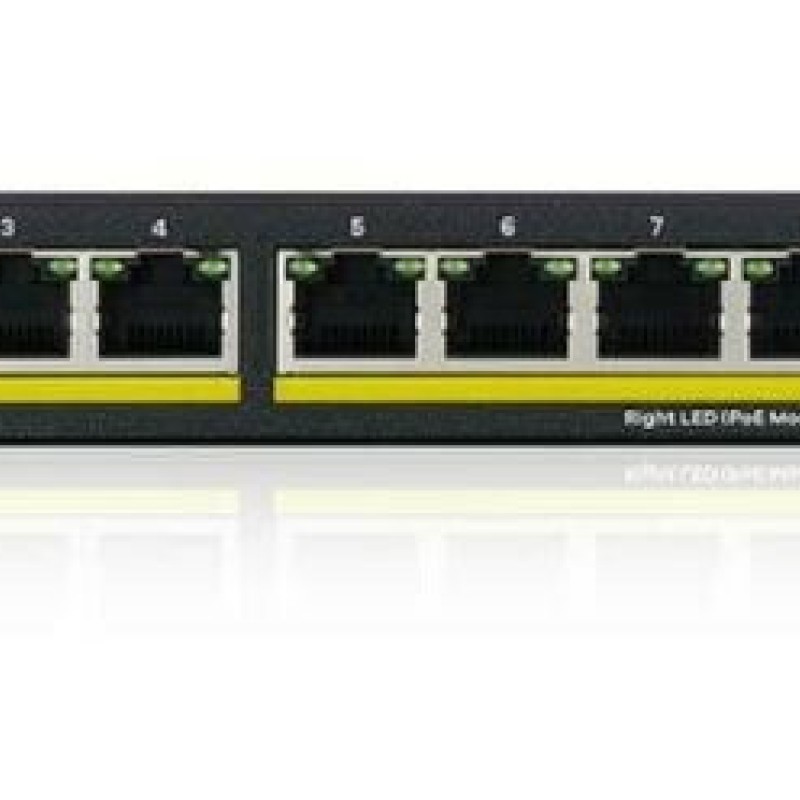 Zyxel GS1100-10HP-EU0102F v2 Managed L2 PoE Switch με 8 Θύρες Gigabit (1Gbps) Ethernet