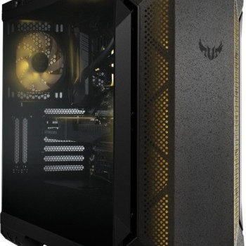 Asus TUF GT501 Gaming Midi Tower Κουτί Υπολογιστή με Πλαϊνό Παράθυρο και RGB Φωτισμό Μαύρο