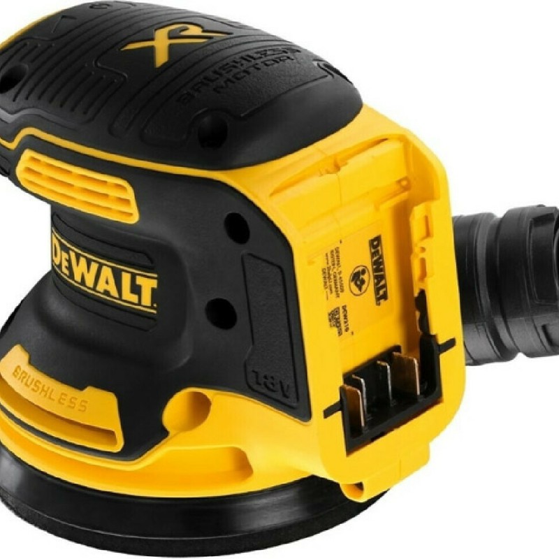 Dewalt DCW210NT Έκκεντρο Τριβείο 125mm Μπαταρίας 18V Solo με Ρύθμιση Ταχύτητας και με Σύστημα Αναρρόφησης