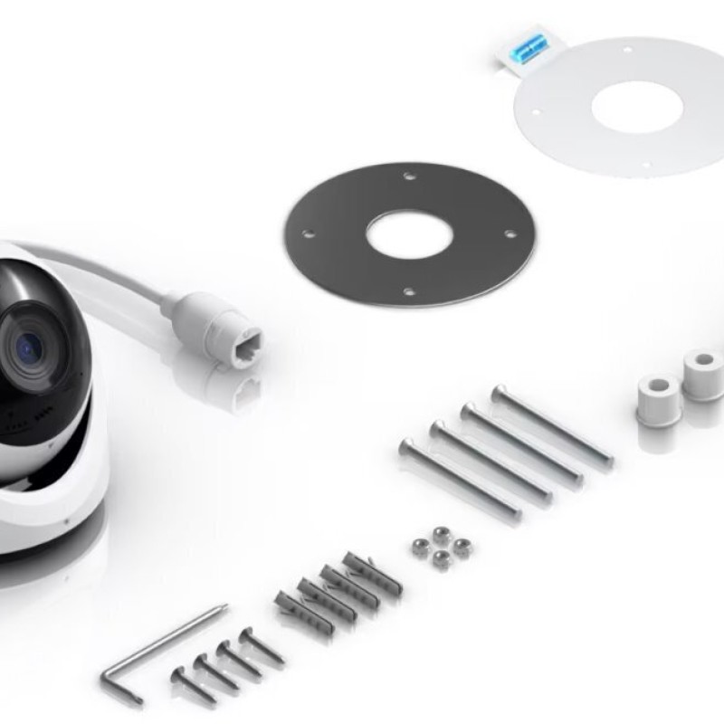 Ubiquiti UVC-G6-TURRET-W Κάμερα Παρακολούθησης 4K Αδιάβροχη με Μικρόφωνο