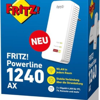 AVM 1240 Powerline Διπλού Kit για Ενσύρματη Σύνδεση και 2 Θύρες Ethernet