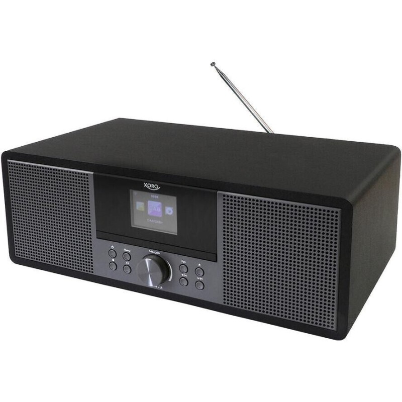 Xoro Φορητό Ηχοσύστημα HMT 600 V2 SAT100822 με CD / Ραδιόφωνο σε Μαύρο Χρώμα