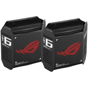 Asus ROG Rapture GT6 WiFi Mesh Network Access Point Wi‑Fi 6 Tri Band (2.4 & 5 & 5GHz) σε Διπλό Kit Μαύρο