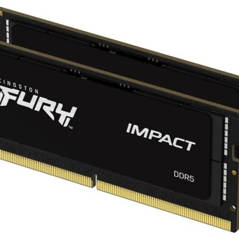 Kingston Fury Impact DDR5 32GB RAM με 2x16GB Modules και Ταχύτητα 6000 για Desktop KF560S38IBK2-32