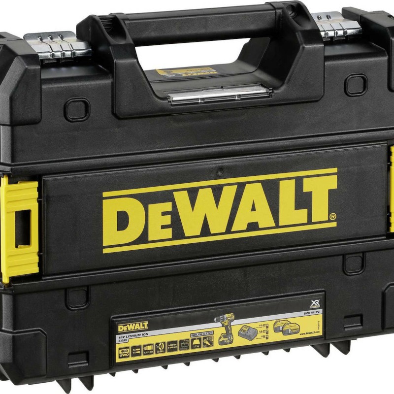 Dewalt DCD791P2 Δραπανοκατσάβιδο Μπαταρίας 18V 2x5Ah DCD791P2
