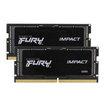 Kingston Fury Impact DDR5 64GB RAM με 2x32GB Modules και Ταχύτητα 4800 για Laptop KF548S38IBK2-64
