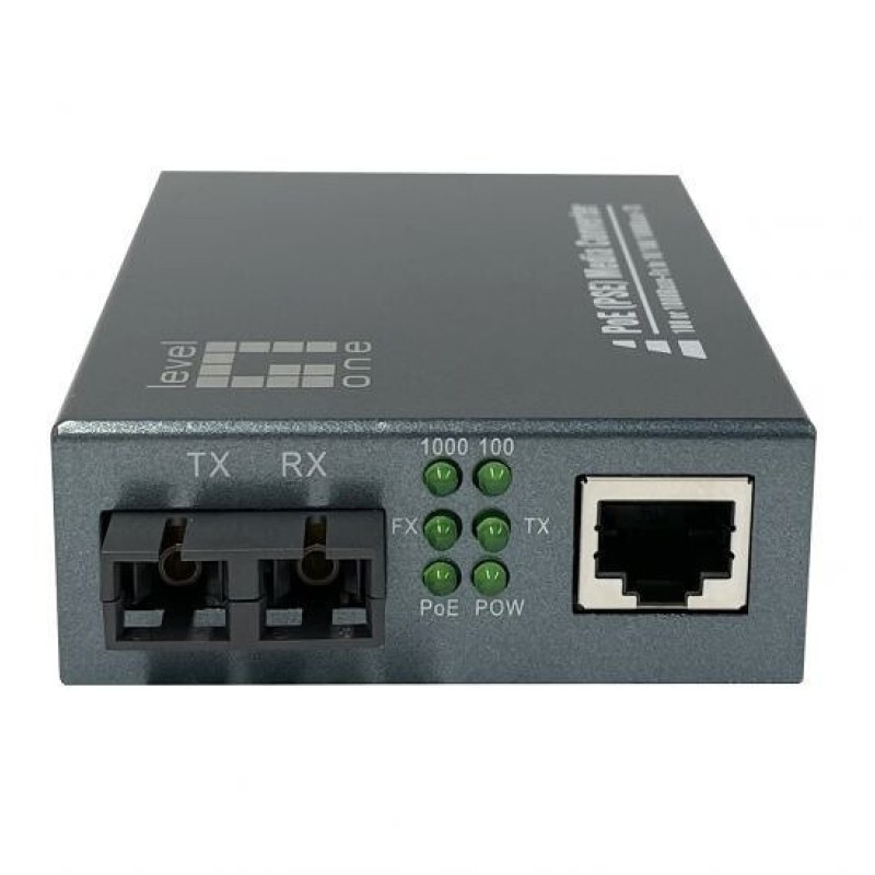 Αξεσουάρ Δικτύου Levelone Gvt-2013 10 100 1000t>rj45 To Sc Mm Pse
