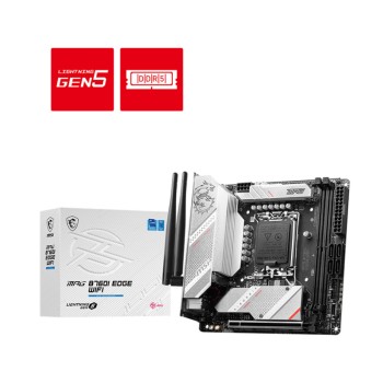 MSI MPG B760I EDGE WIFI Motherboard Mini ITX με Intel 1700 Socket