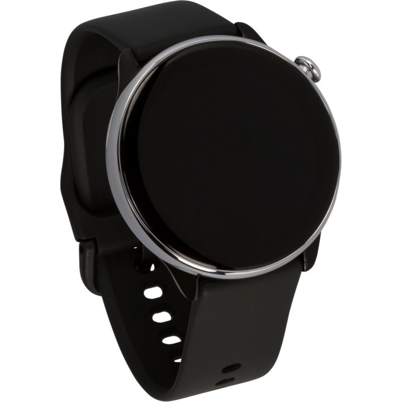 Amazfit GTR Mini Stainless Steel 42mm Αδιάβροχο Smartwatch με Παλμογράφο (Midnight Black)