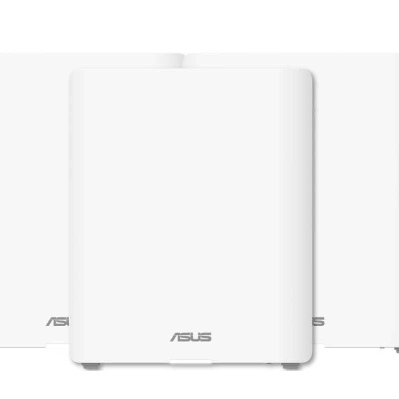 Asus ZenWiFi BQ16 v1 WiFi Mesh Network Access Point Wi‑Fi 7 Quad Band (2.4 & 5 & 5 & 6GHz) σε Τριπλό Kit Λευκό