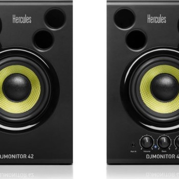 Hercules Monitor 42 Αυτοενισχυόμενα Ηχεία Studio Monitor 2 Δρόμων 40W (Ζεύγος) Μαύρο