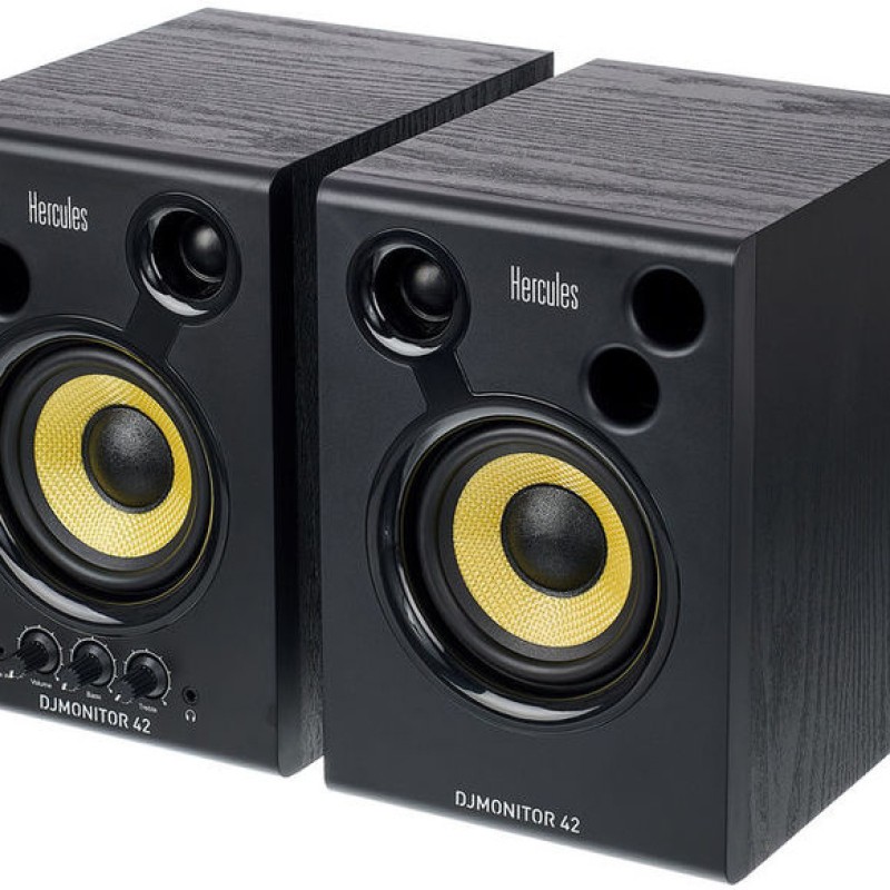 Hercules Monitor 42 Αυτοενισχυόμενα Ηχεία Studio Monitor 2 Δρόμων 40W (Ζεύγος) Μαύρο