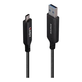 Lindy USB 3.2 Cable USB-C male - USB-C Μαύρο 10m 43395